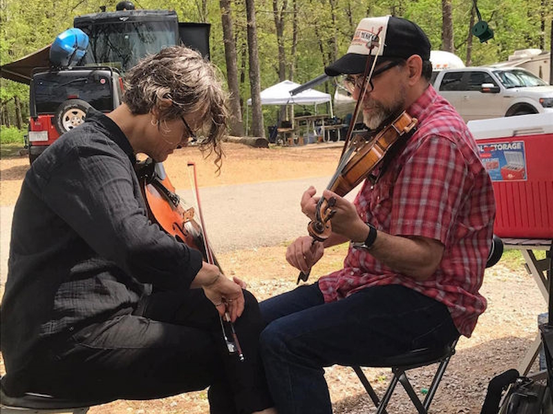 Howard and Tricia Jamming